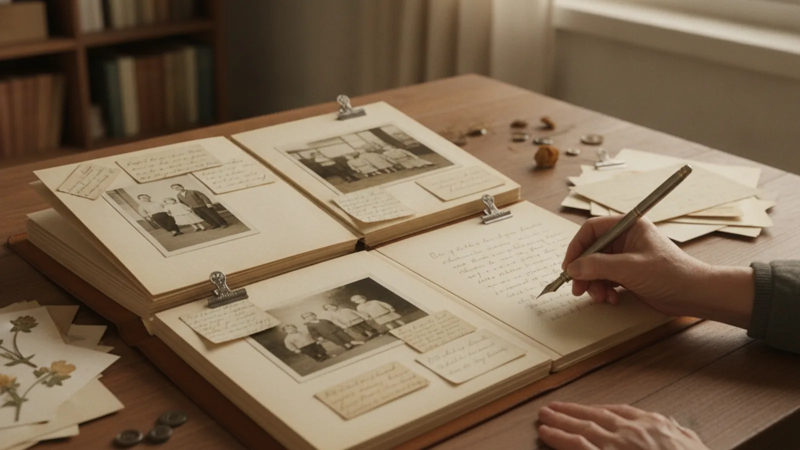 How To Include Handwritten Notes In A Photo Album